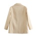 Casual button front blazer & skirt set NSAC44947