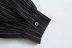 Black stripe square collar lantern sleeve chiffon stylish blouse NSAM44962