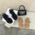 cross straps soft flat sandals   NSHU45001