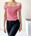 new summer sexy solid color T-shirt NSHS45058
