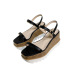 Square Toe Wedge Trifle Platform Sandals  NSHU45071