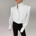 stand-up collar long-sleeved shirt  NSYSB45267