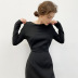 halter long-sleeved slim-fitting skirt NSYSB45315