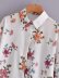 flower print lapel blouse NSAM45440