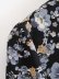 retro small floral print V-neck dress  NSAM45463