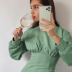 long-sleeved knitted skirt NSYSB45575