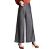 autumn new denim high-waist large-size casual pants NSYY45629