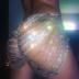 falda de diamantes de imitación super brillante NSXYA45731