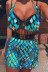 Summer bling decor halter top & skirt set NSXYA45747