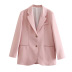 loose pink suit jacket NSAM45784