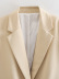lapel solid color suit jacket  NSAM45788