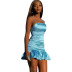 slim strapless sling dress NSMX45864