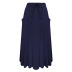 Solid Color A-Line Skirt NSJR45927