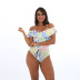 New style sexy one-shoulder color bikini NSOY45940
