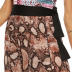 print bandage irregular chiffon beach skirt NSOY45950