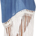 hand hook stitching long fringed beach dress NSOY45990