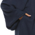 bat sleeve loose mid-length woven cardigan  NSOY45996