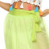 Tencel chiffon one-piece lace-up beach skirt  NSOY46013