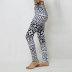 geometric irregular printing leggings NSOY46084