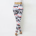 new irregular pattern printing trousers  NSOY46085