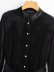 bowknot belt button velvet dress NSAM38944