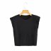 new style shoulder pad knit sleeveless T-shirt NSAM38959