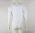 mid-sleeve V-neck blouse NSCZ39002