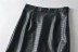 crocodile pattern high waist skirt  NSLD39011
