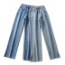 hem split design straight jeans  NSLD39015