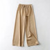 pantalones anchos con cordón en la cintura elástica NSLD39025