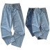 stitching high-waist slim jeans  NSLD39034
