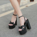 new thick-heeled waterproof platform high-heeled sandals NSHU39062