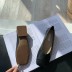 retro small leather shoes   NSHU39069