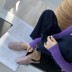 fashion heel lazy shoes  NSHU39080