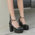 summer new thick heel high heel sandals  NSHU39085