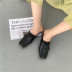 Fashion Wrinkled Soft Leather shoes NSHU39094