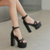 new style waterproof platform strap high heel sandals  NSHU39100