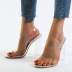 sexy crystal thick heel high heel  NSHU39111