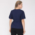pure color temperament sleeve blouse  NSJR39185