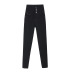 jeans negros de cintura alta elásticos NSDT39189