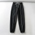 fashion elastic waist tie-up sports trousers NSHS39201
