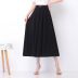 high-waistbig swing black skirt NSYZ39259