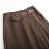 classic high waist A-line midi skirt NSYZ39261