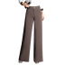 high-waist drape casual wide-leg pants  NSYY39269