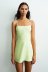 solid color linen sling dress  NSAM46179