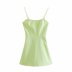 solid color linen sling dress  NSAM46179