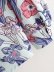 jungle flower print loose blouse  NSAM46196