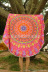 Summer floral print scarf NSOY46250
