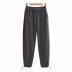 elastic waist drawstring sweatpants   NSHS46263