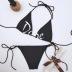 Bow tie thong bikini swimsuit set NSZO46312